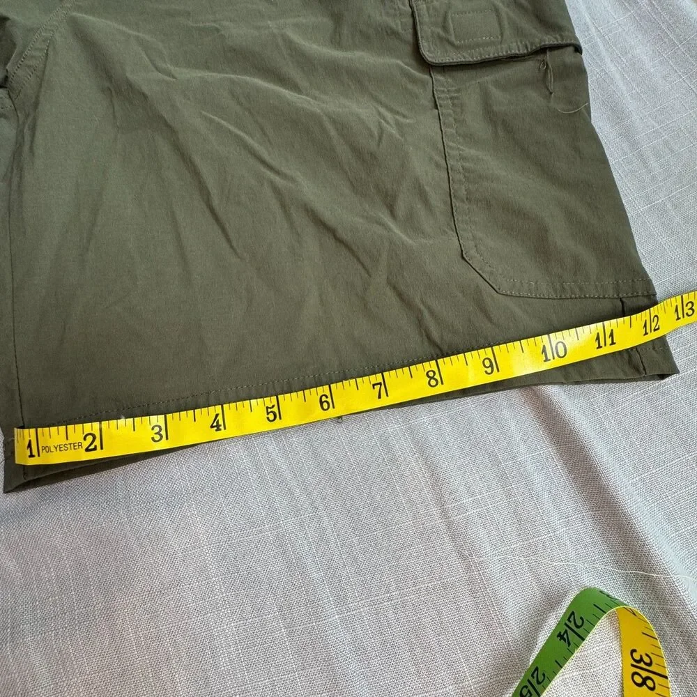 Orvis Shorts Men's 40 Green Khaki Cargo Fishing Outdoor Comfort Waist